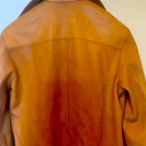 Stuart Norman reversible butter leather jacket , removable buttons . - Picture 13 of 16